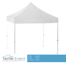 Tente pliable Alu PRO 4mx4m